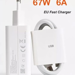 شاحن تربو بتقنية الشحن السريع 67 وات